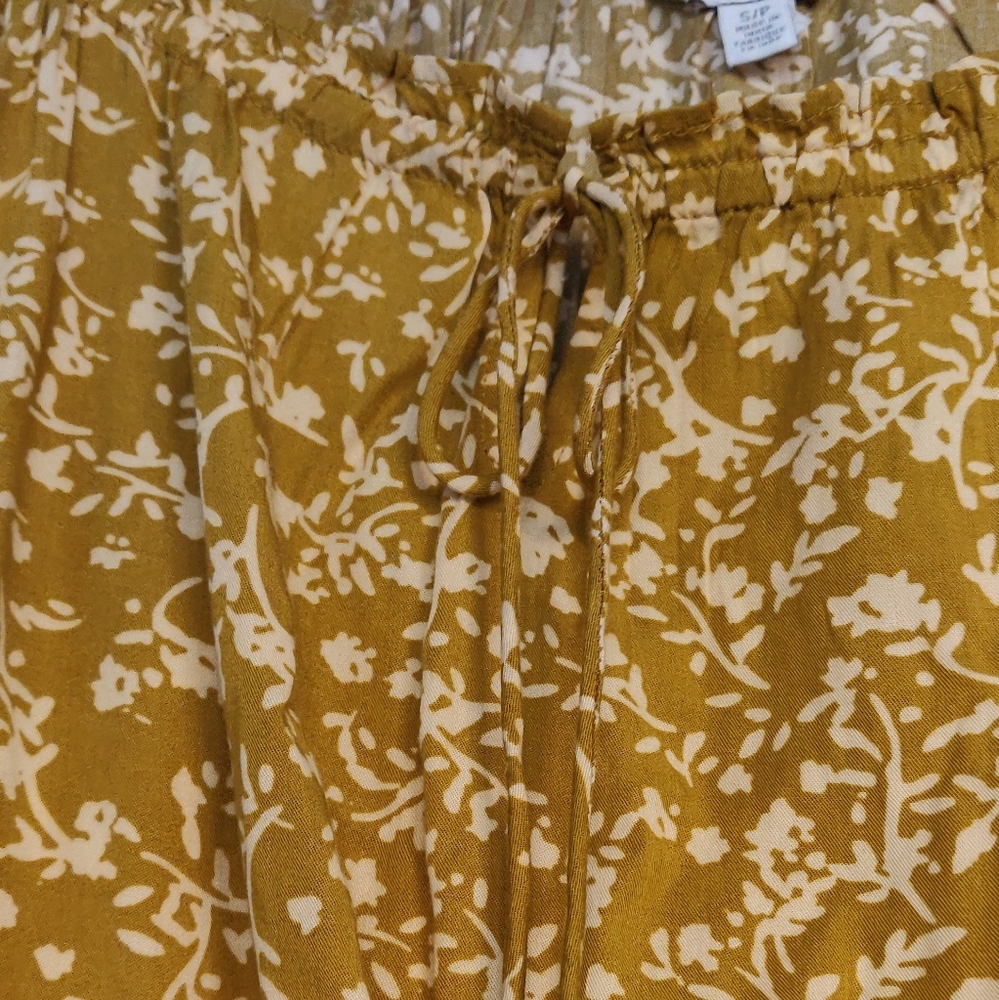 🔥Lucky Brand Mustard Peasant Blouse 🔥| S - Picture 4 of 10